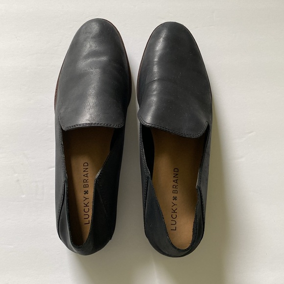 LUCKY BRAND navy leather loafer - Picture 3 of 8